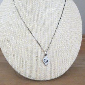 Small Sterling Silver Pomegrante Necklace